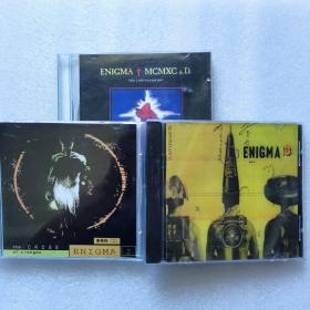 【CD】英格玛（一，二，三）光盘稍有点丝划，有水印