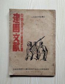 中国新民主主义青年团建团文献（有画线有写字）