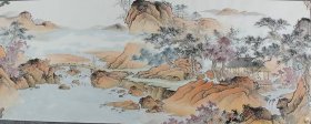 小六尺仿古山水