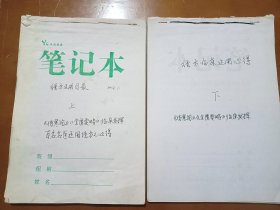 中医经方手稿《经方临床运用心得》，有中医大师姓名。
