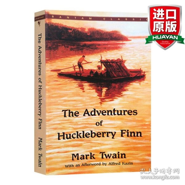 英文原版 The Adventures of Huckleberry Finn 哈克贝利费恩历险记Bantam Classics 蓝思990L 英文版 进口英语原版书籍