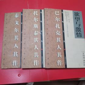 岛屿文丛（三本合售）（《厚爱人间:托尔斯泰其人其作》《欲望与激情:巴尔扎克其人其作》《圣地灵音:泰戈尔其人其作》）