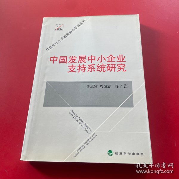 中国发展中小企业支持系统研究——中国中小企业发展前沿研究丛书