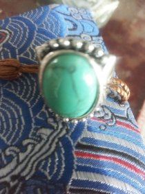 18mm！西藏旅游收到一个藏镀银托戒指，优化