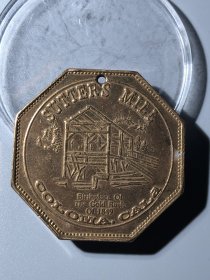 加利福尼亚 八边行铜章