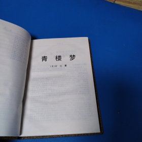 中国古代禁毁小说秘本文库：青楼梦 空空幻，（硬精装）