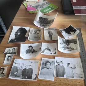 老照片 八十年代各种黑白照片一堆 14枚合售