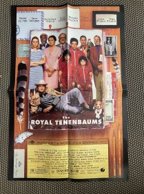 【电影海报】外文版The ROYAL TENENBAUMS.《看电影》杂志赠送版（4开本全彩单面印刷）