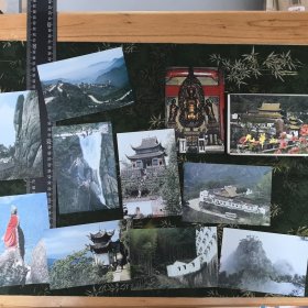 《九华山，明信片》（全10枚，带外套，明信片收藏）
