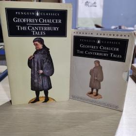 The Canterbury Tales by Geoffrey Chaucer 企鹅版乔叟坎特伯雷故事集，书加磁带3盒6盘 套装