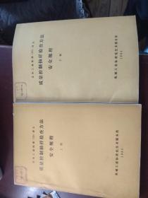 日本工业标准（JIS）译文《质量控制抽样检查方法安全规程》  上下册  缺中册