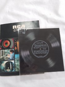80年代RCA原版唱片全新未使用带公司介绍一册