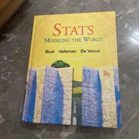 Stats: Modeling the World （3rd Edition）（统计:世界建模（第3版）精装 附光盘 实物拍摄 看图