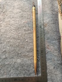 70年代库存手工刻字，湘妃竹长杆大兰竹画笔。