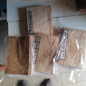 清同治刻本三鱼堂十册，含三鱼堂日记四册，三鱼堂剩言一册，三鱼堂文集三册，三鱼堂外集二册，共十册。