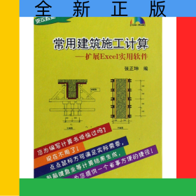 常用建筑施工計(jì)算--擴(kuò)展Excel實(shí)用軟件(附光盤(pán))(精)