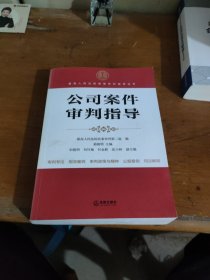 最高人民法院商事审判指导丛书：公司案件审判指导