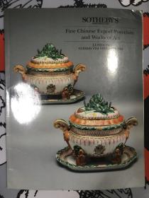 伦敦苏富比1994年11月8日 中国瓷器、珐琅器及工艺精品拍卖 Y