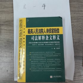 最高人民法院人身损害赔偿司法解释条文释义