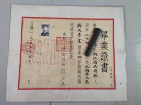 1955年南开大学毕业证书