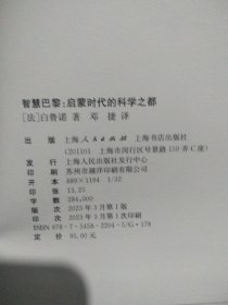 智慧巴婴：启蒙时代的科学之都(少封面不影响阅读)