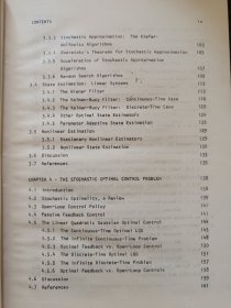 Self-Organizing Control of Stochastic Systems 〔随机系统的自组织控制〕〔目录见图〕
