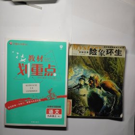 理想树2021版教材划重点语文九年级上RJ人教版配秒重点图记 + 未知世界险象环生 2本合售6元