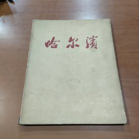哈尔滨画册 1958年一版一印 印量仅一万册