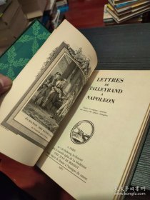 Tallerand mémoires Tome 1、2、4 & lettres de Talleyrand A Napoleon 塔列朗回忆录1、2、4及塔列朗致拿破仑书信集 外文原版 法语精装。4本插图精美拿破仑皇帝的外交大臣塔列朗勋爵著作录