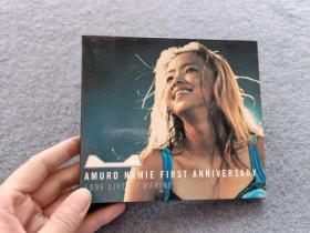 AMURO NAMIE FIRST ANNIVERSARY 1996 LIVE AT MARINE STADIUM 光盘两张
