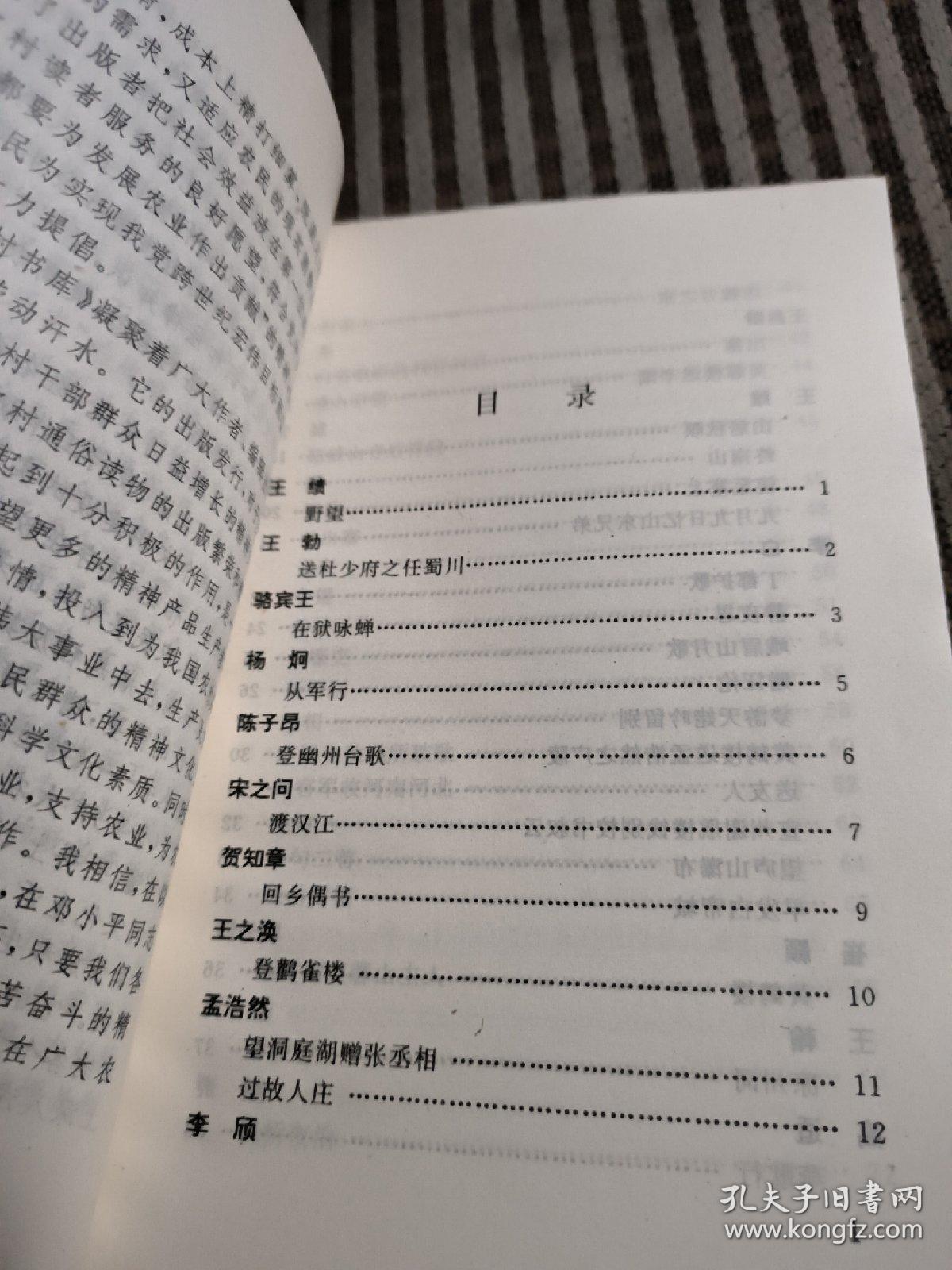 新编唐诗一百首