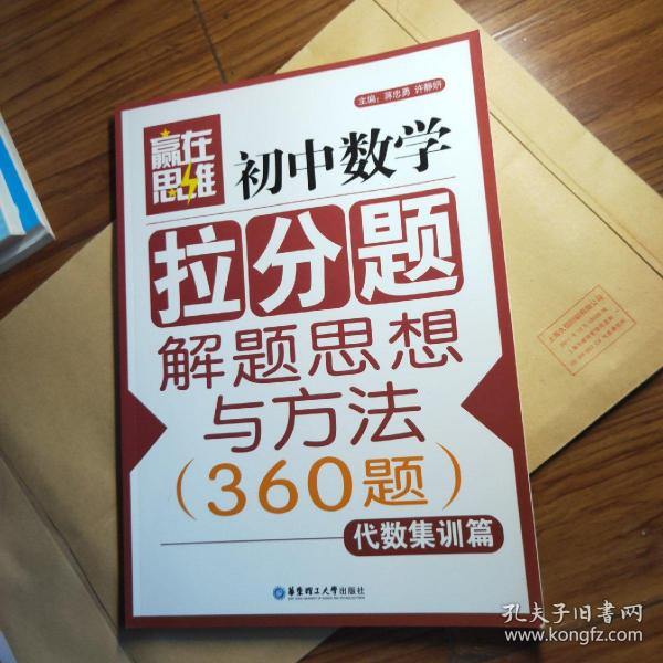 赢在思维：初中数学拉分题解题思想与方法（代数集训篇）