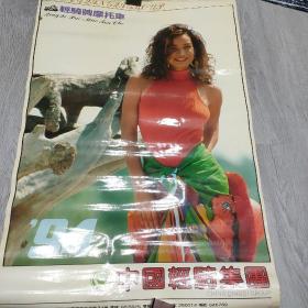 1994年挂历，美女泳装摄影，‘