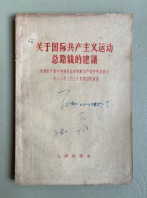 关于国际共产主义运动总路线的建议