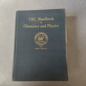 CRC Handbook of Chemistry and Physics理化手册(第58版)英文版、16开精装本