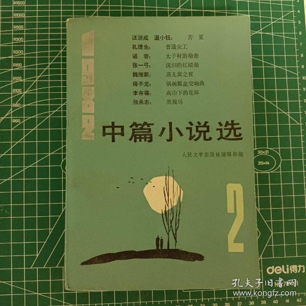 1982中篇小说选 2