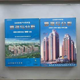 北京房地产市场年鉴 透视与分析 1999-2000精选100话题+北京房地产市场年鉴 透视与分析 2000-2001精选100话题【两本合售】