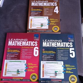 LEARNING MATHEMATICS 4、5、6 共3本合售 16开【内页干净】