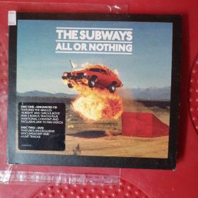 F2665   原版CD+DVD  The Subways   All Or Nothing  拆