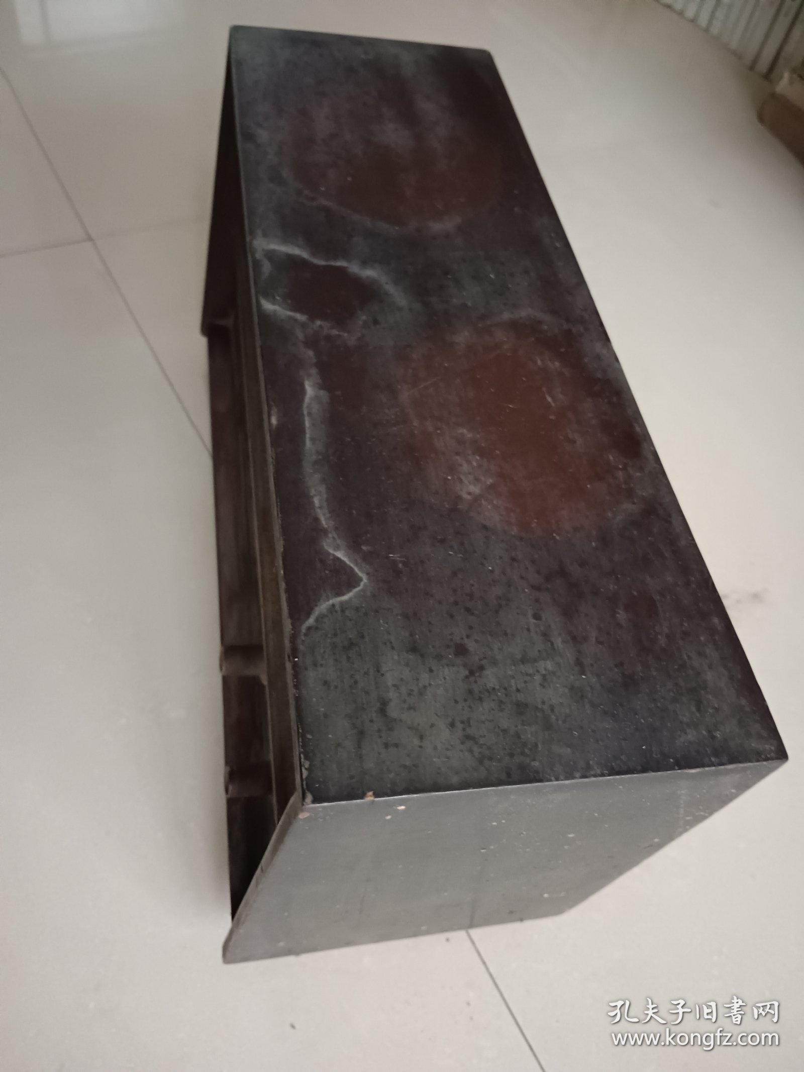 老收音机木箱盒 带喇叭没有线路板和背板 摆件道具收藏配件 40×20×6/4