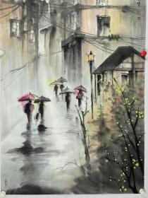 庄千双，笔名；霜。雁荡墨客。汉族，浙江省温州乐清市雁荡山人。1962年8月1日生。师从著名山水画家周逢俊导师。现为中国美术家协会会员，清华美术学院高研班在读、中国书画家协会会员、一级美术师，西泠书画研究院聘为画师、包头市美术家协会会员、土默特右旗美术家协会理事、包头市温州商会理事、包头市浙江商会理事。