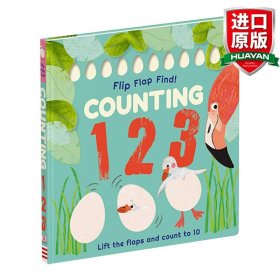 英文原版 Flip, Flap, Find! Counting 1, 2, 3 翻翻翻找找数数字 DK出版低幼儿童数字启蒙 英文版 进口英语原版书籍