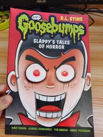 英文漫画Slappy's Tales of Horror: A Graphic Novel (Goosebumps Graphix #4) 鸡皮疙瘩8-12岁