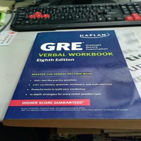 英文进口 新版 KAPLAN GRE Verbal Workbook开普兰 GRE口语练习册