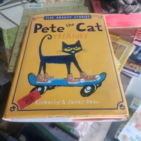 皮特猫 Pete the Cat Treasury: Five Groovy Stories 精装