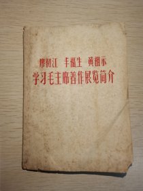 廖初江 丰富生 黄祖示学习毛主席著作展览介绍