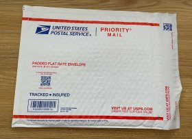 信封 美国信封 美国邮政气泡袋信封United States Postal Service Priority Mail Padded Flat Rate Envelope