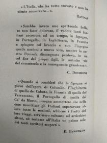 【意大利语】Le Histoire della Vita e Fatti di Cristoforo Colombo  《克里斯托弗·哥伦布的人生和事实的历史》全2卷1930年