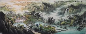 中国艺术家协会吴建国老师小八尺山水2