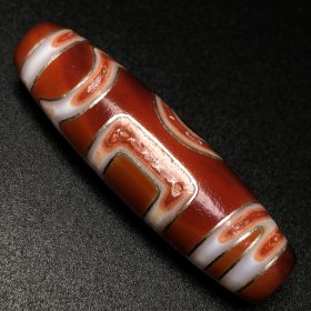 【息增怀天珠】 尺寸：49*14毫米 重量15.5克
